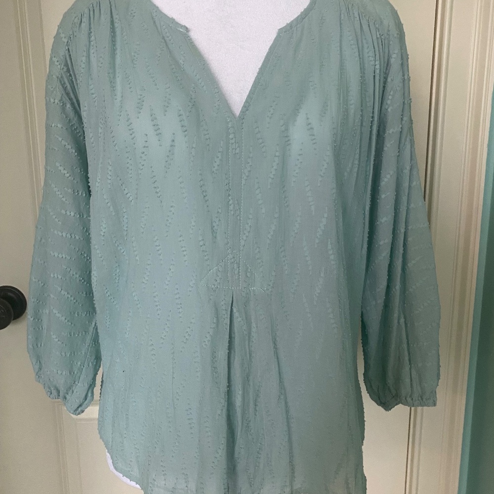 Dolan Anthropologie Mixed Media Textured shirt